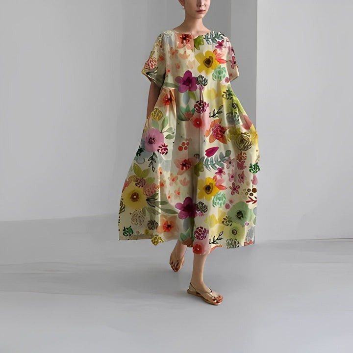 Amelia | Bohemian Floral Dress