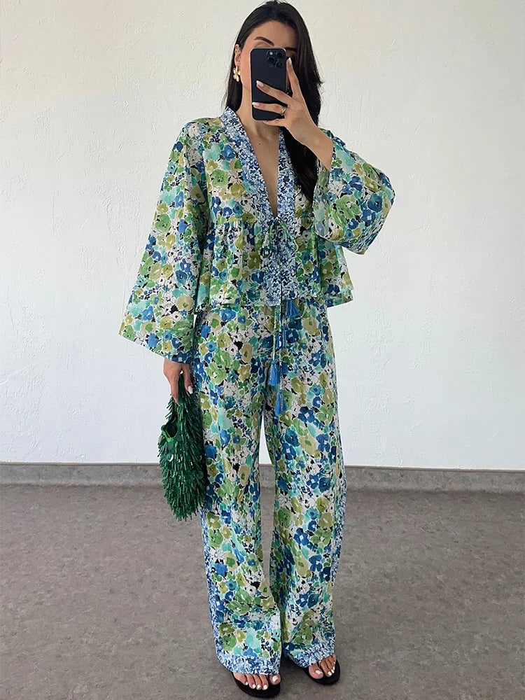 Belinda | Floral Two-Piece Set