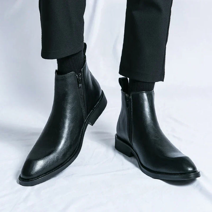Ace | Chelsea Boots with Zipper