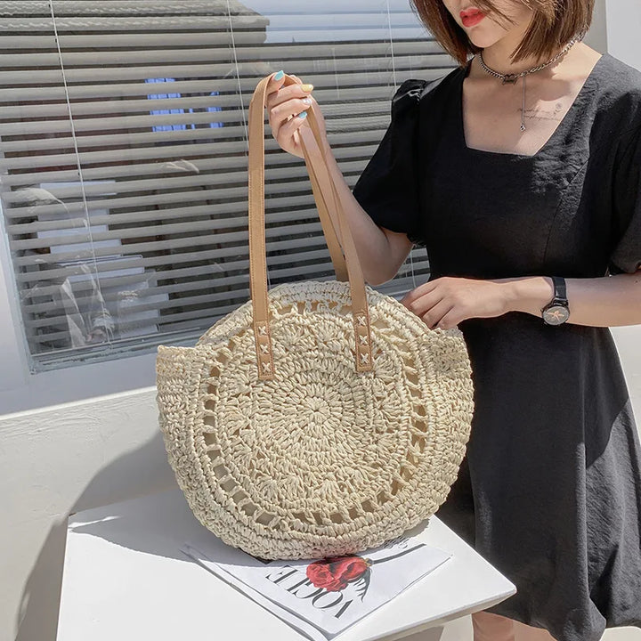 Mia | Multi-functional Straw Crossbody Bag