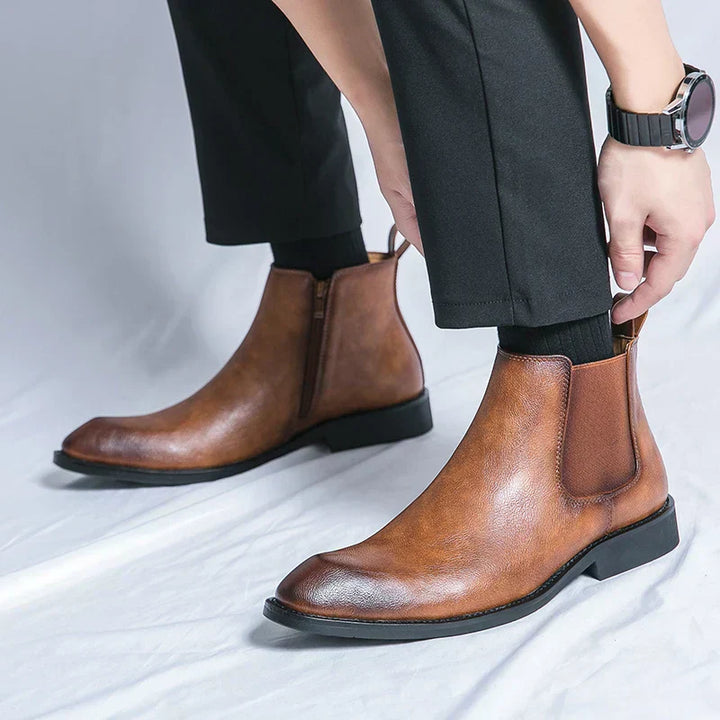 Ace | Chelsea Boots with Zipper