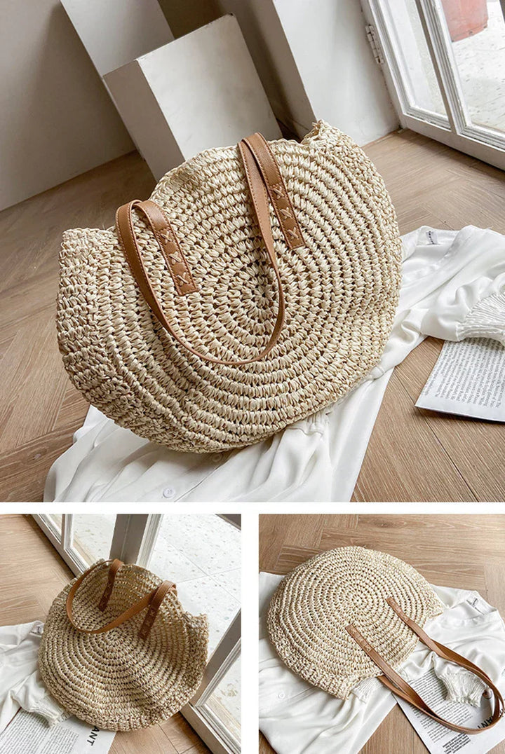 Mia | Multi-functional Straw Crossbody Bag