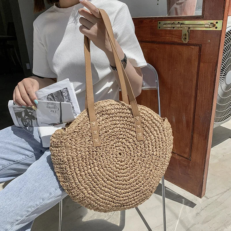 Mia | Multi-functional Straw Crossbody Bag
