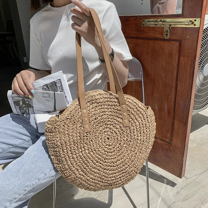 Mia | Multi-functional Straw Crossbody Bag