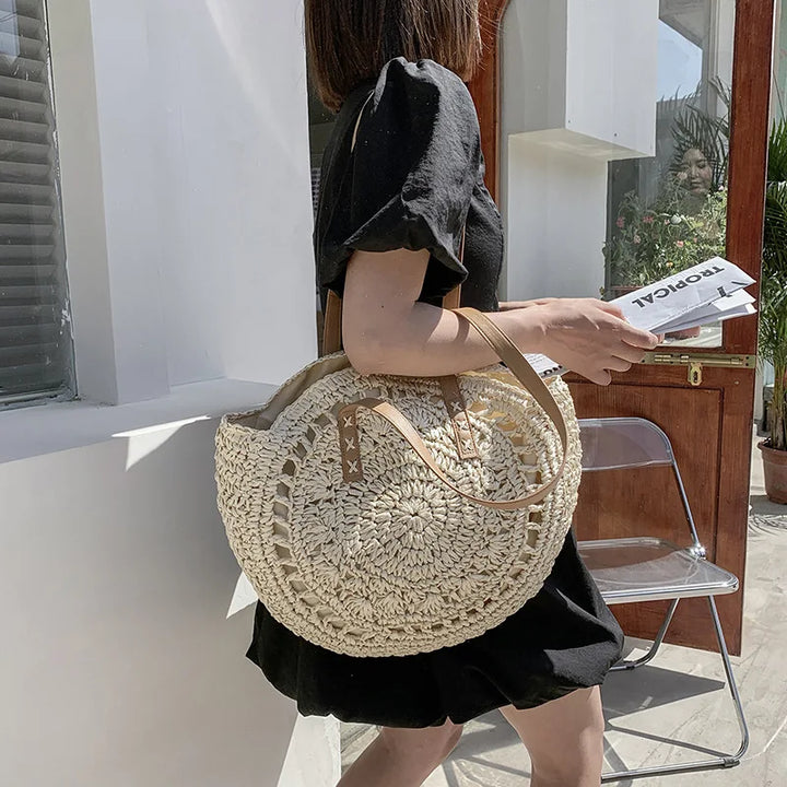 Mia | Multi-functional Straw Crossbody Bag