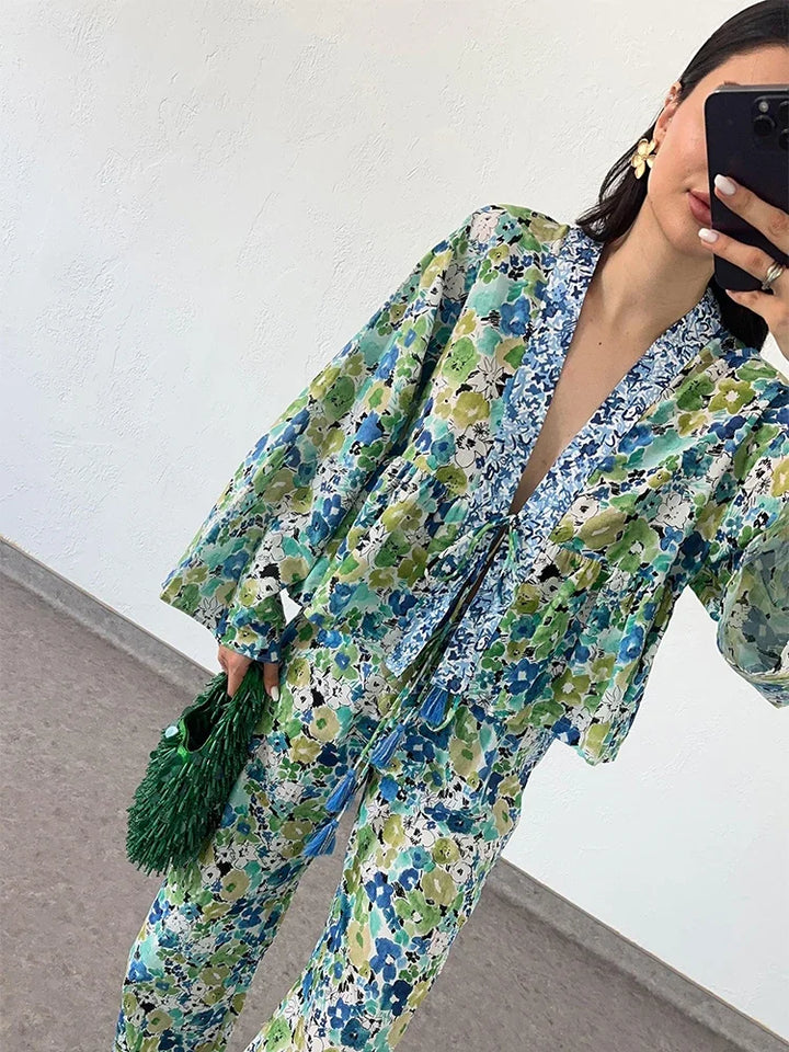 Belinda | Floral Two-Piece Set